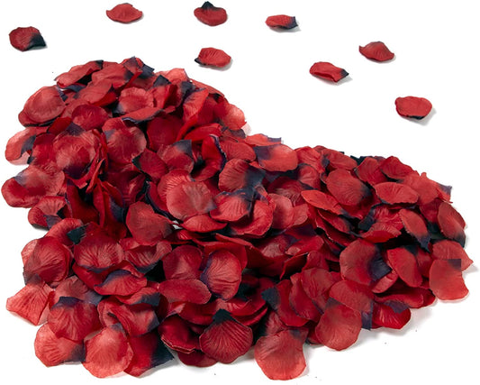 3000 Pcs Rose Petals Artificial Silk Flower Petals for Valentine Day Wedding Party Flower Decoration